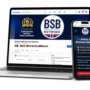 BSB Network Membership including promotion to the British Small Business Network Facebook group and a SearchBritain Subscription with an AI-ready Business Knowledge Hub.